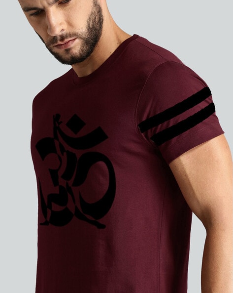 Buy Maroon Tshirts for Men by TRENDS TOWER Online