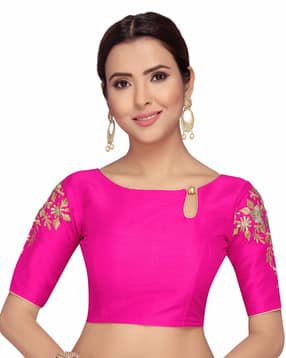 studio shringaar Embroidered Back-Open Blouse-picture-20