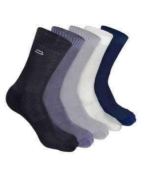 heelium Pack of 5 Mid-Calf Length Socks-picture-49