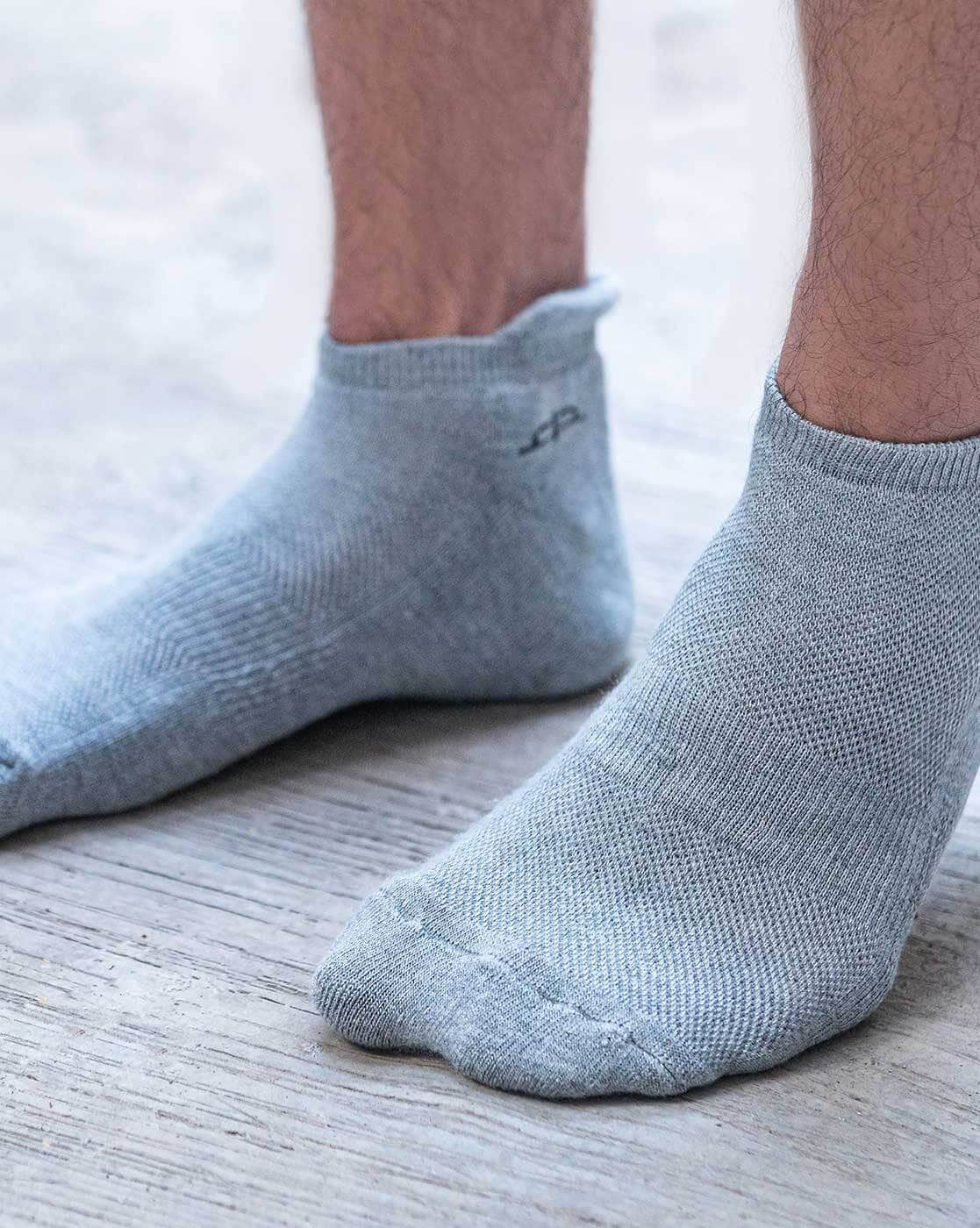 Light Grey Plain Men''s Ankle Socks at Rs 30/pair in Ahmedabad