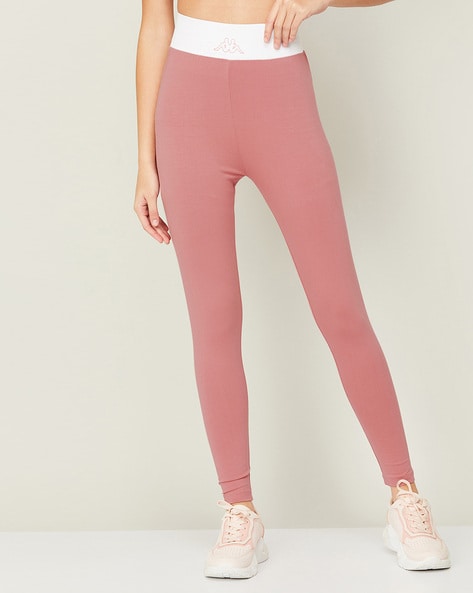 Pink kappa 2024 track pants