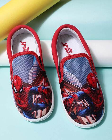 Spider man slip sales on shoes