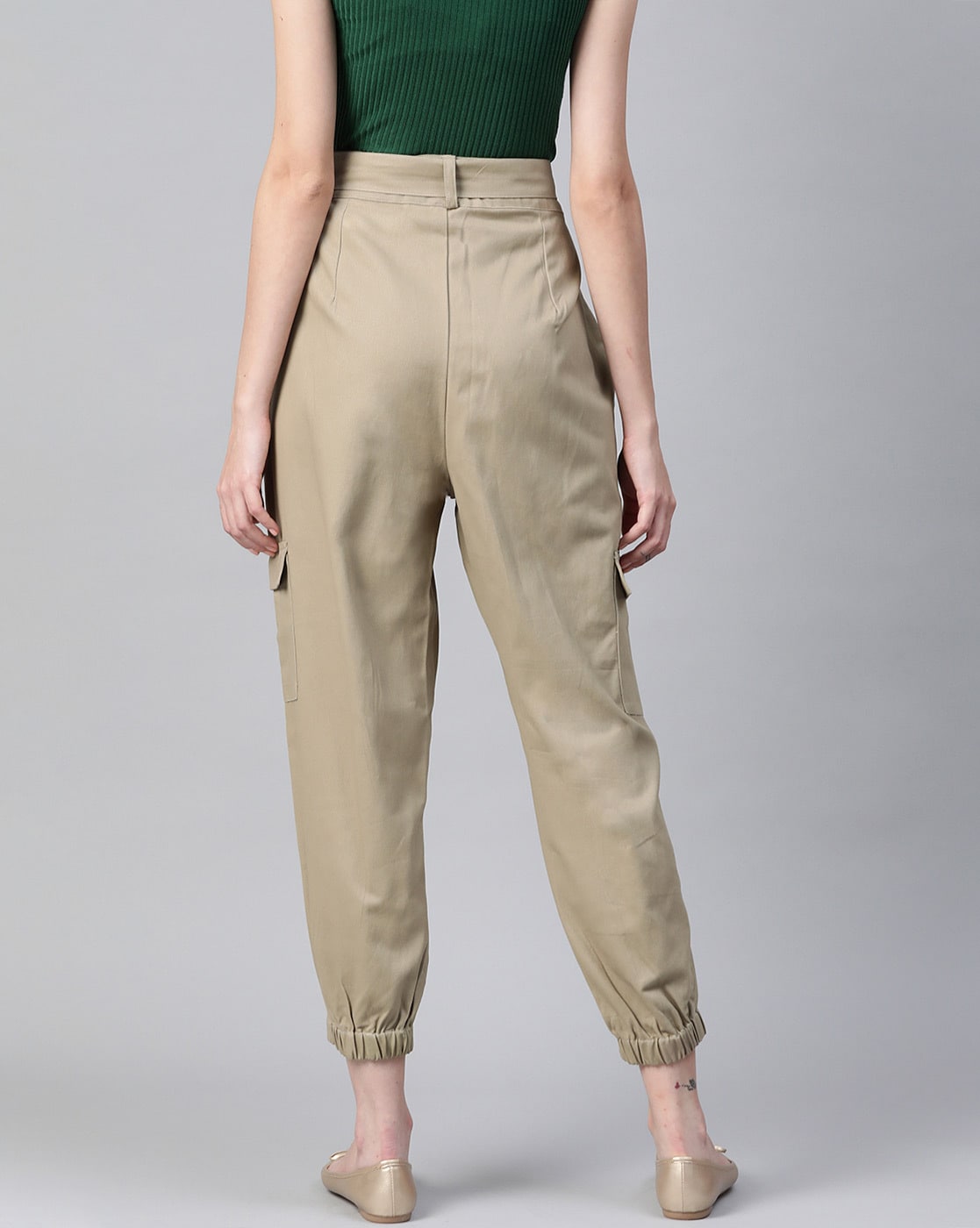 High-Rise Cargo Pants