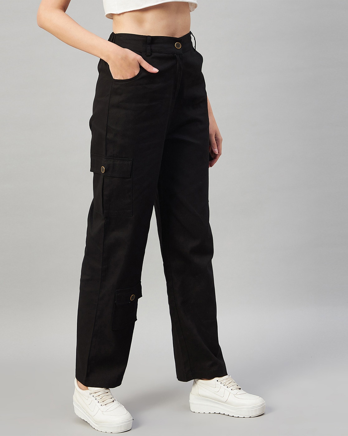 Cotton cargo pants in black - Vetements | Mytheresa