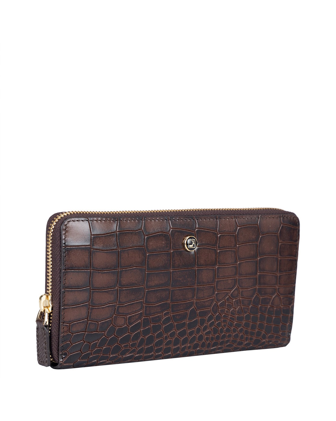 Baronet Walnut Leather Wallet – OMNIA