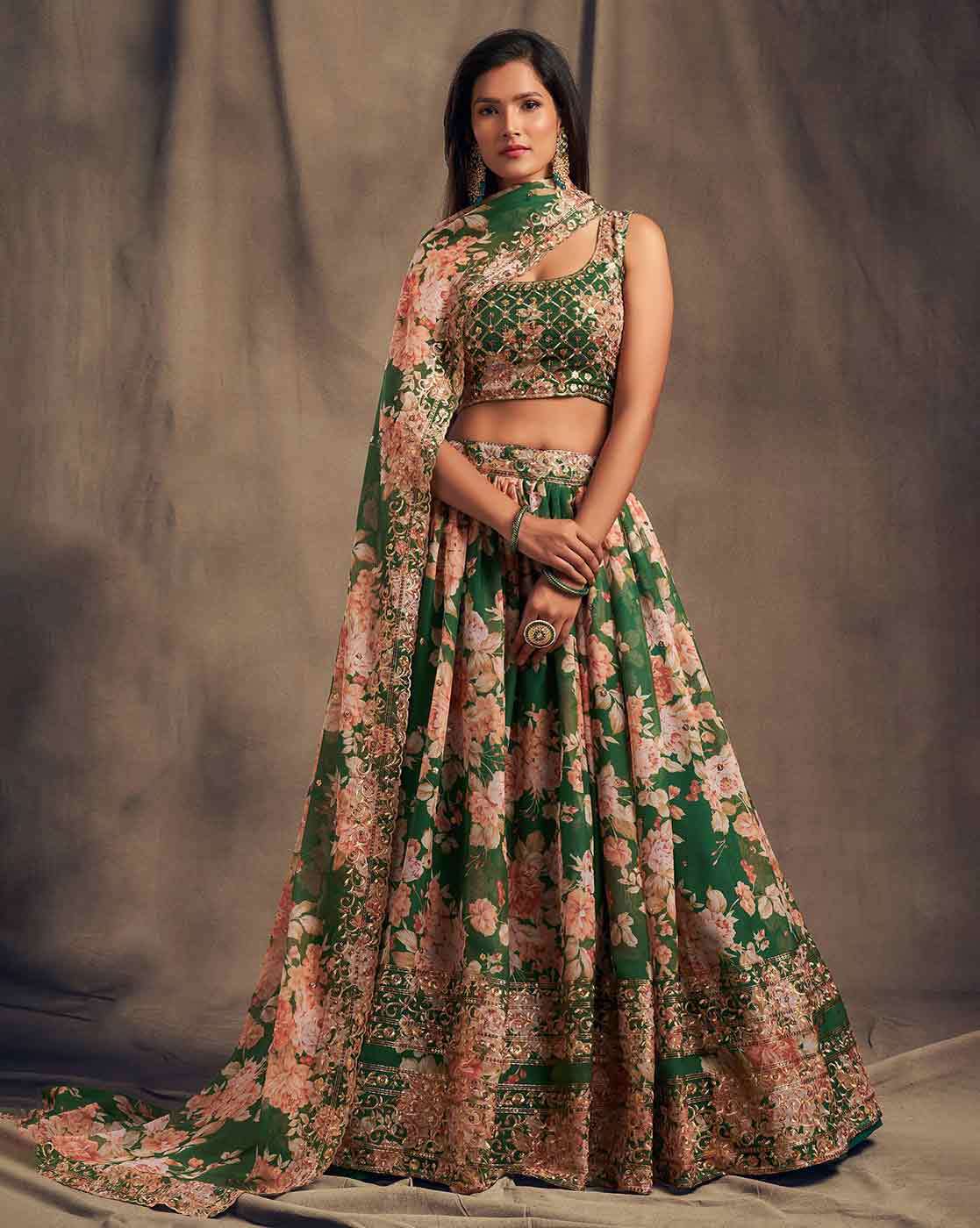 ANGELIC VOL-1 BY ZEEL CLOTHING 501 TO 506 SERIES DESIGNER SILK LEHENGAS