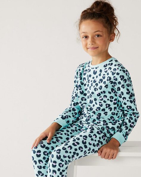 Animal print pjs hot sale