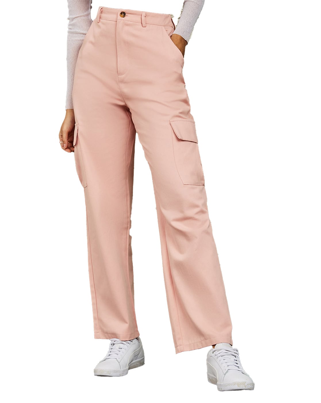 Buy Ecru Trousers & Pants for Men by ProEarth Online | Ajio.com