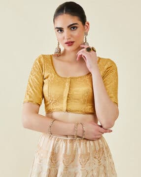 soch Floral Woven Front-Open Blouse-picture-22