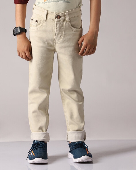 High-Rise Slim Fit Jeans