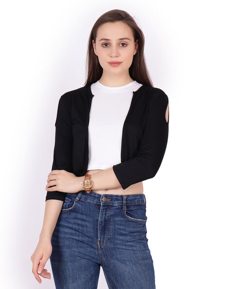 Wsevypo Fashion Women Shrug Sweaters Open Front Crop Knitted India | Ubuy