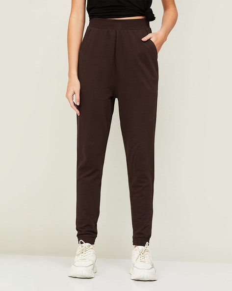 Buy Brown Trousers & Pants for Women by Ginger by Lifestyle Online