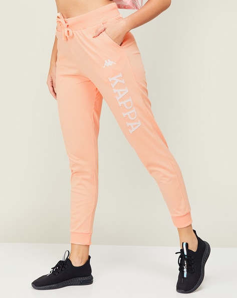 Orange kappa online joggers