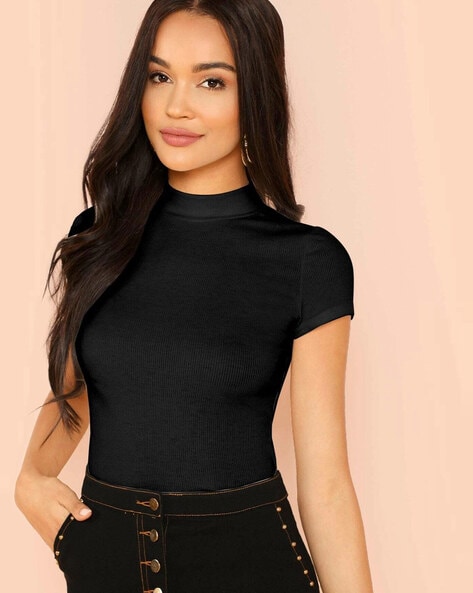 Buy BLACK Tops for Women by Fery London Online