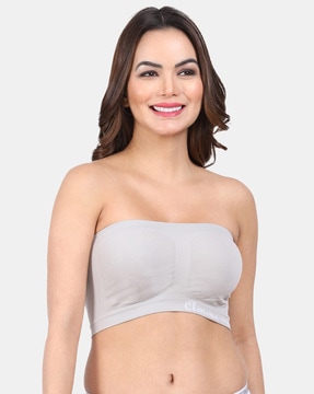 Indian Ethnic New Moon Women's Strapless Bandeau Bra Crop Bralette Wireless  Bra Non Padded Tube Top Bras : : Clothing, Shoes & Accessories