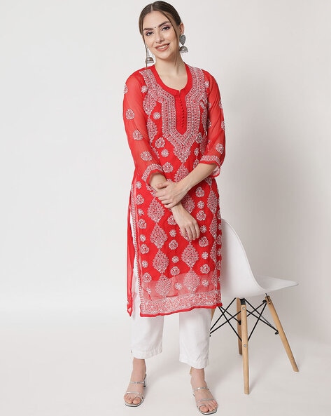 Stylish punjabi style function wear patiala orange and yellow cotton chicken  suits | Patiyala dress, Top outfits, Designer punjabi suits
