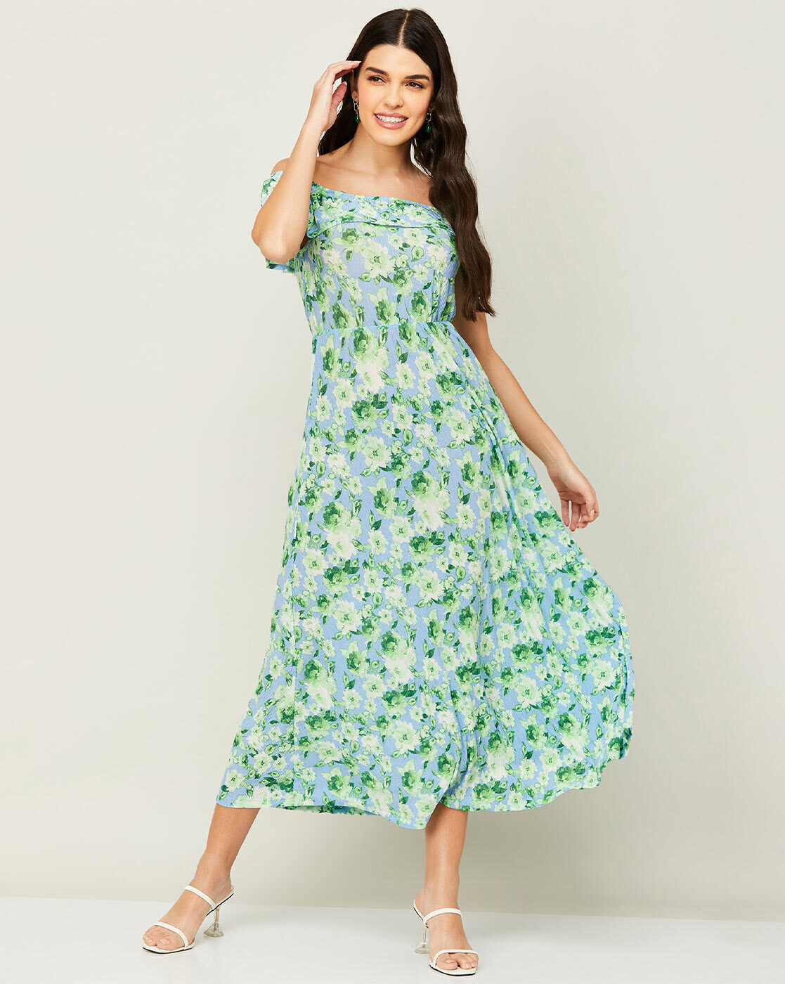 Buy Blue Dresses for Women by CODE BY LIFESTYLE Online