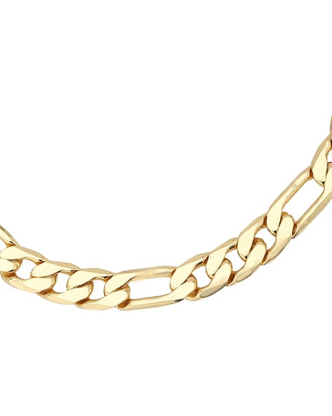 Eternity Gold Men's Figaro Chain Bracelet in 10K Gold | Fine jewelry  bracelets, Chain bracelet, Figaro chain men