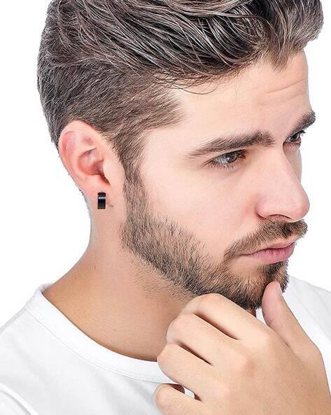 Kairangi by Yellow Chimes Set of 3 Circular & Dumbbell Hoop & Stud Earrings