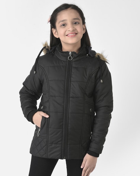 Jackets for girls on sale black