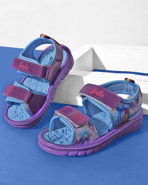 Girls on sale purple sandals