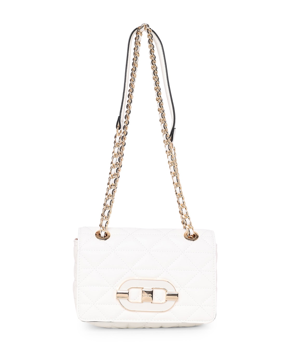 STELLA MCCARTNEY Frayme Small Crossbody Chain Bag Pure White | Pure  products, Chain bags, Stella mccartney