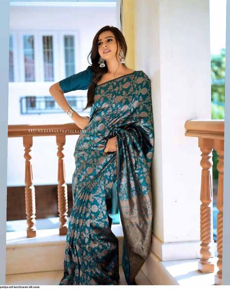 Latest Designer Wedding Soft Silk Saree For Women 2023