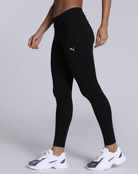 Puma ESS+ BLOSSOM SCRIPT Black - Fast delivery | Spartoo Europe ! -  Clothing leggings Women 31,00 €