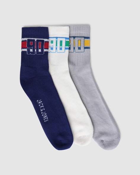 Pack of 3 Printed Socks