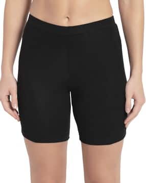 jockey 1529 High Coverage Super Combed Cotton Elastane Stretch Mid Waist Shorties with Concealed Waistband-picture-49