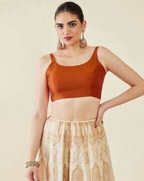 soch Round-Neck Back-Open Blouse-picture-14