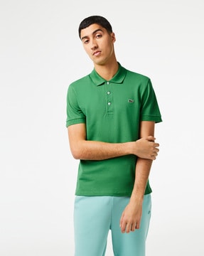 Lacoste slim deals fit polo green