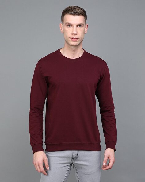 Buy Maroon Sweatshirt Hoodies for Men by URBAN DOG Online Ajio