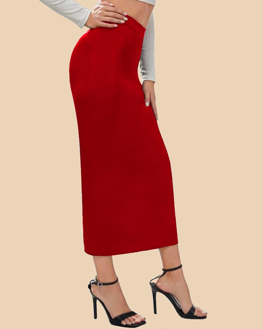 Pencil Skirt with Side Slit