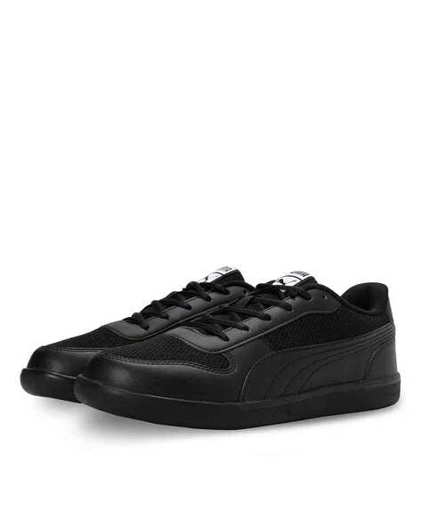 Puma black school shoes on sale online