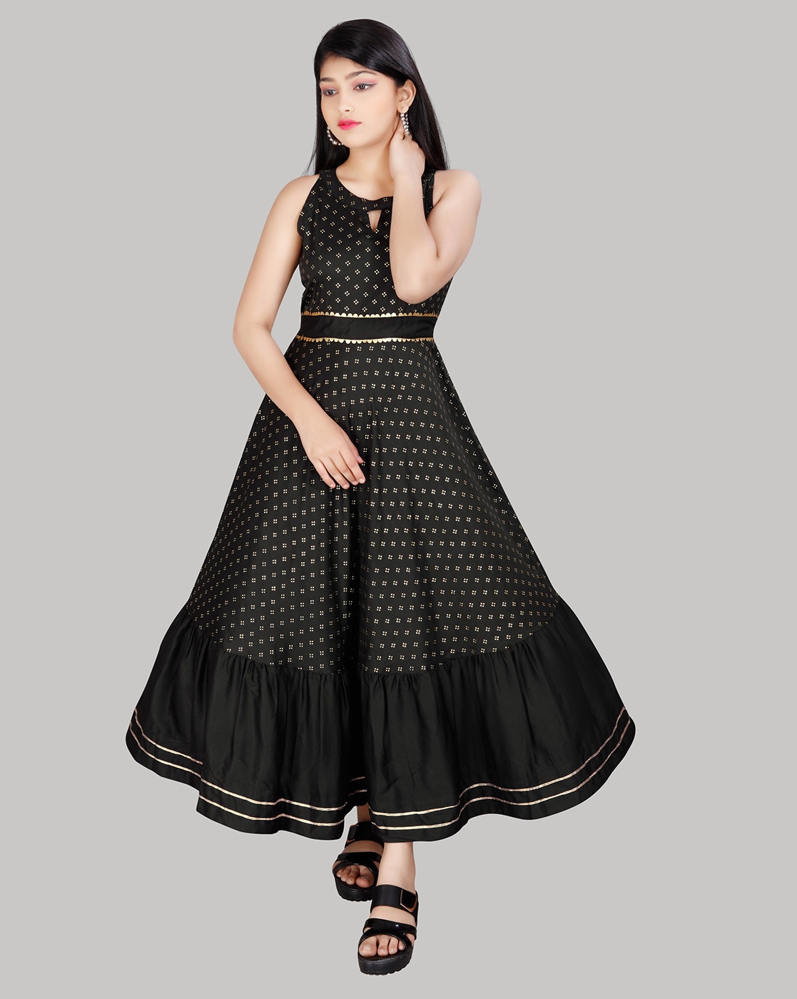 Buy Black Dresses  Frocks for Girls by AARIKA GIRLS ETHNIC Online   Ajiocom