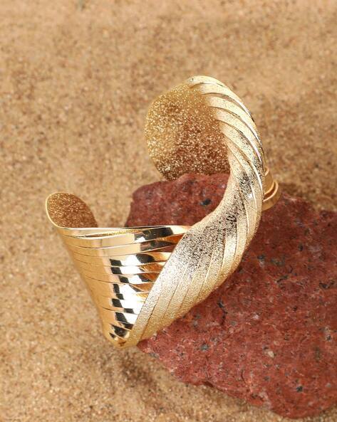 Sohi Gold-Plated Cuff Bracelet