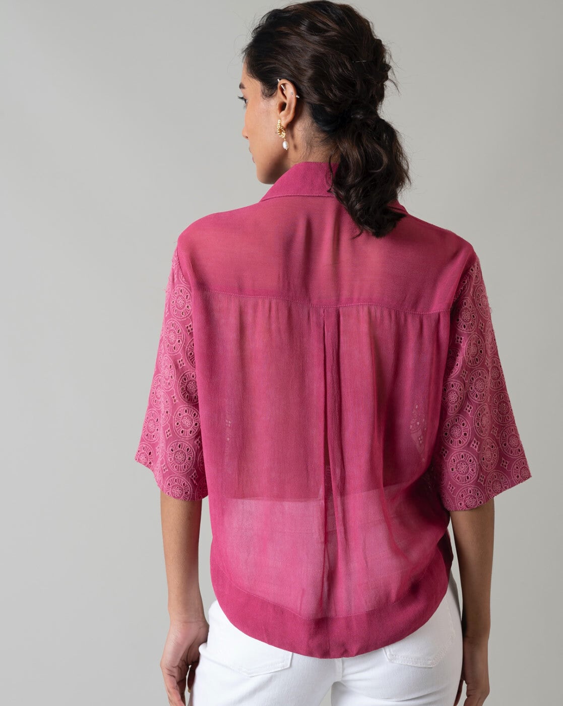Buy Pink Shirts for Women by STYLE ISLAND Online