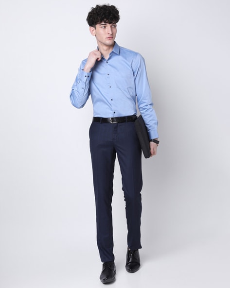 J.Hampstead Men's 60% Wool Super 130's Solids Unstitched Trouser Fabric  (Royal Blue) | Royal blue, Trousers, Modi jacket
