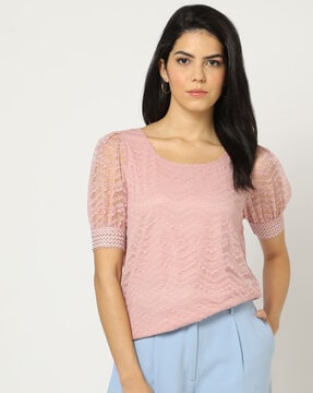 Buy Pink Tops for Women by Fig Online