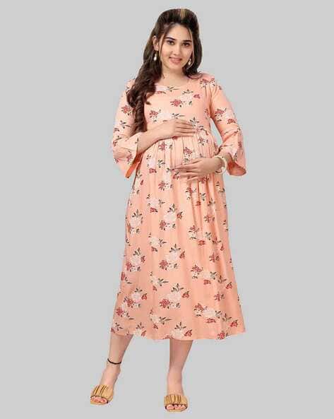 Buy Peach Dresses & Jumpsuits for Women by MAMA & BEBE Online | Ajio.com