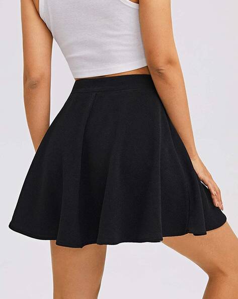 High waisted black skirt near clearance me