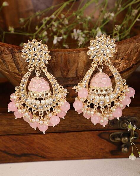 Stunning Kundan Studded ✨ Earrings & Teeka set for Girl's & Women | Je –  Lamansh