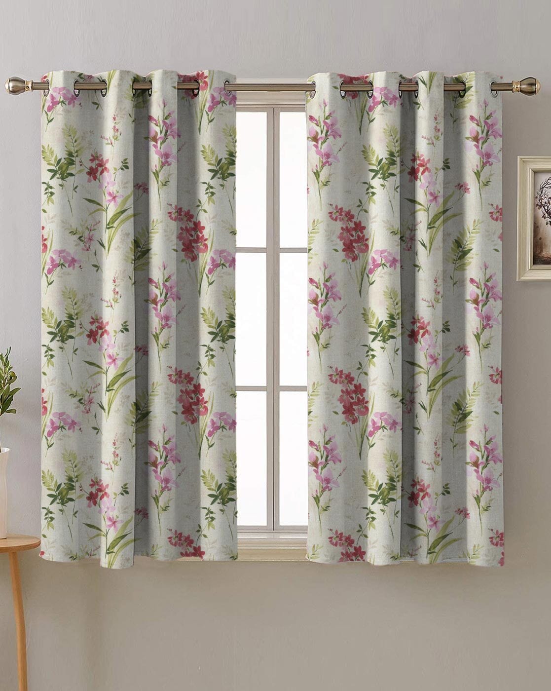Pink Curtains Accessories For Home Kitchen By Es Online Ajio Com