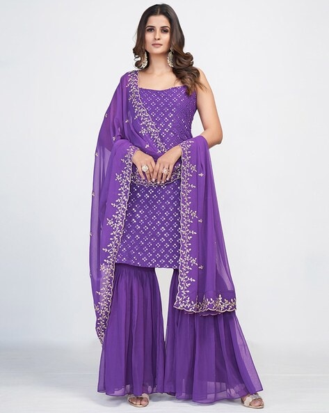 Pastel Purple Color Indian Hand Craft Designer Shalwar Kameez Suits  Pakistani Ramadan Party Wear Embroidery Work Salwar Kameez Dupatta Dress -  Etsy
