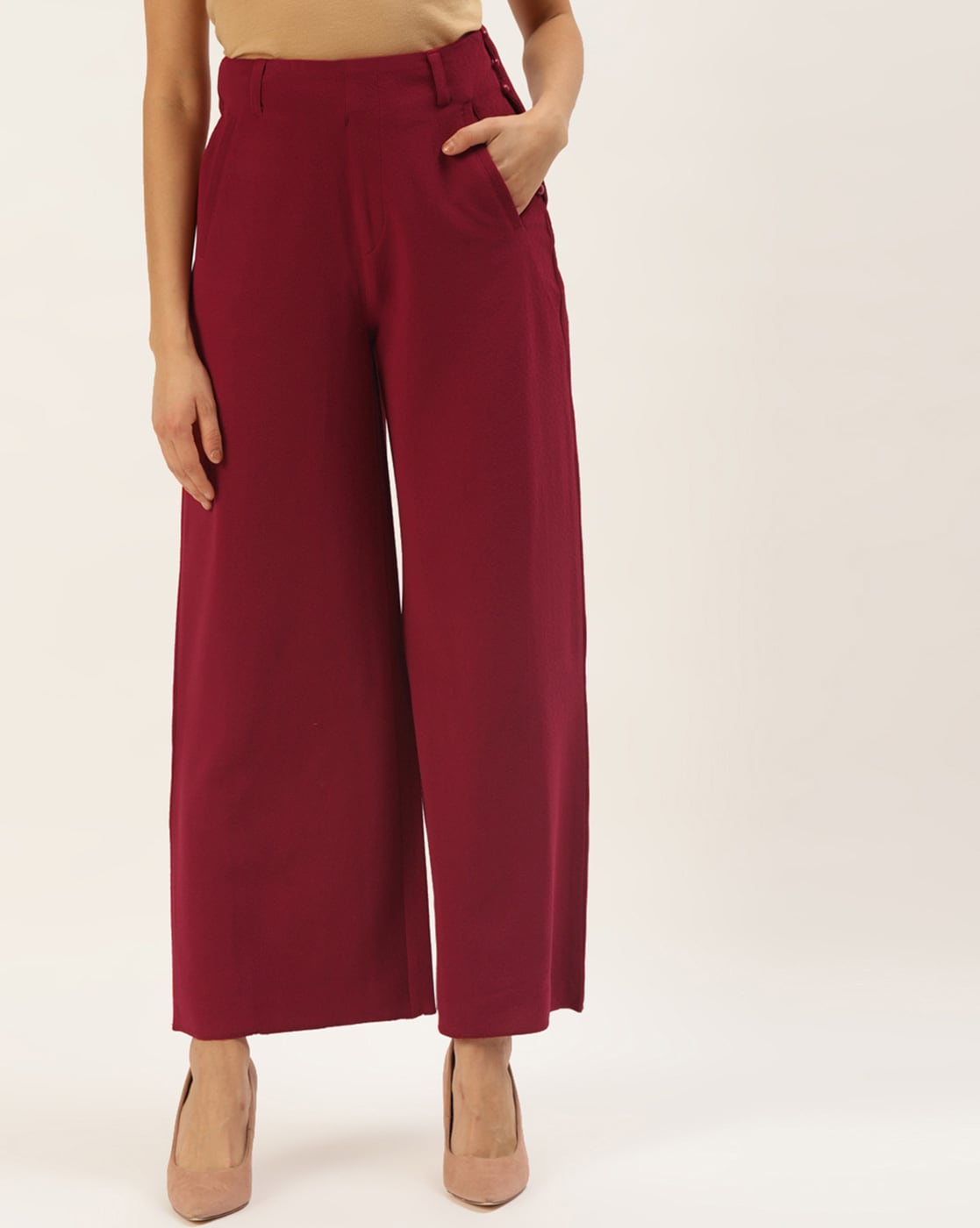 Women Elastic Waistband Stretchable Culottes