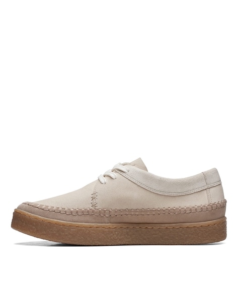 Clarks Women Sneakers with Suede Upper