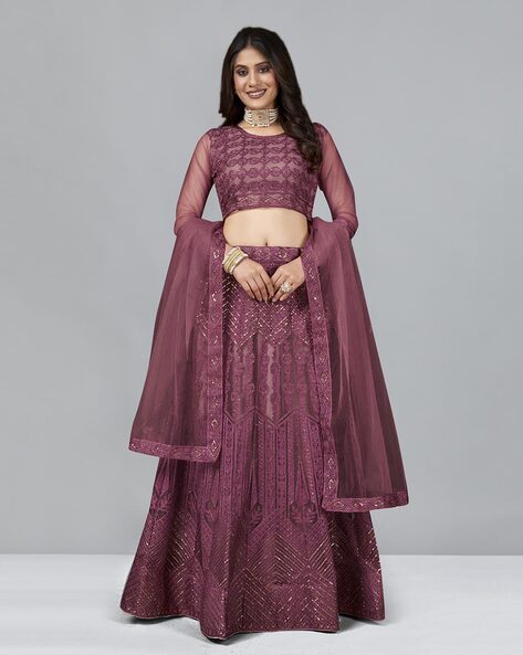 Beautiful Cherry Red Color Lehenga choli – urban-trend.co.in