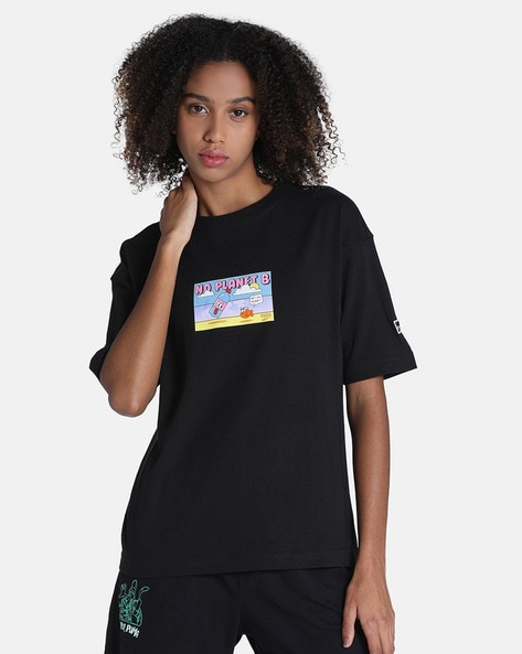 Buy Black Tshirts for Women by Puma Online