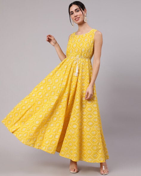 Chiffon Off Shoulder Yellow Maxi Dress - Chico's